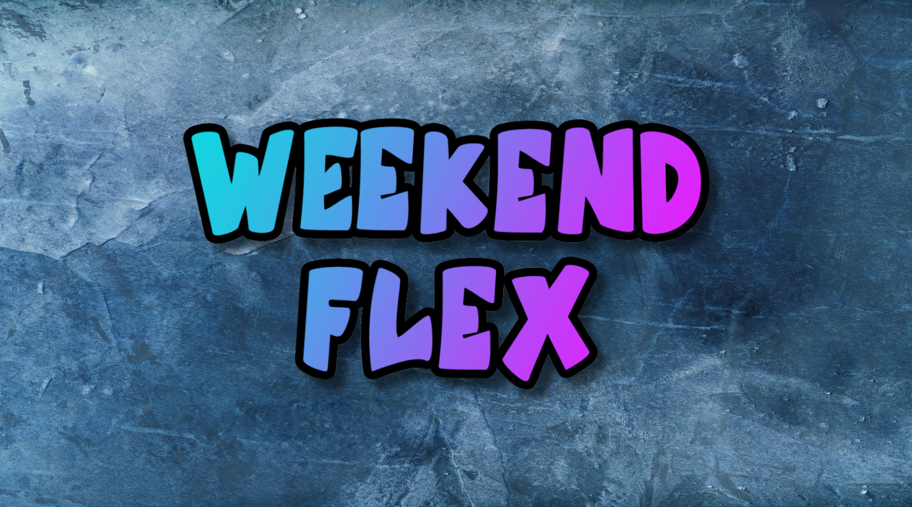 Weekend Flex League - Session 3 Schedule