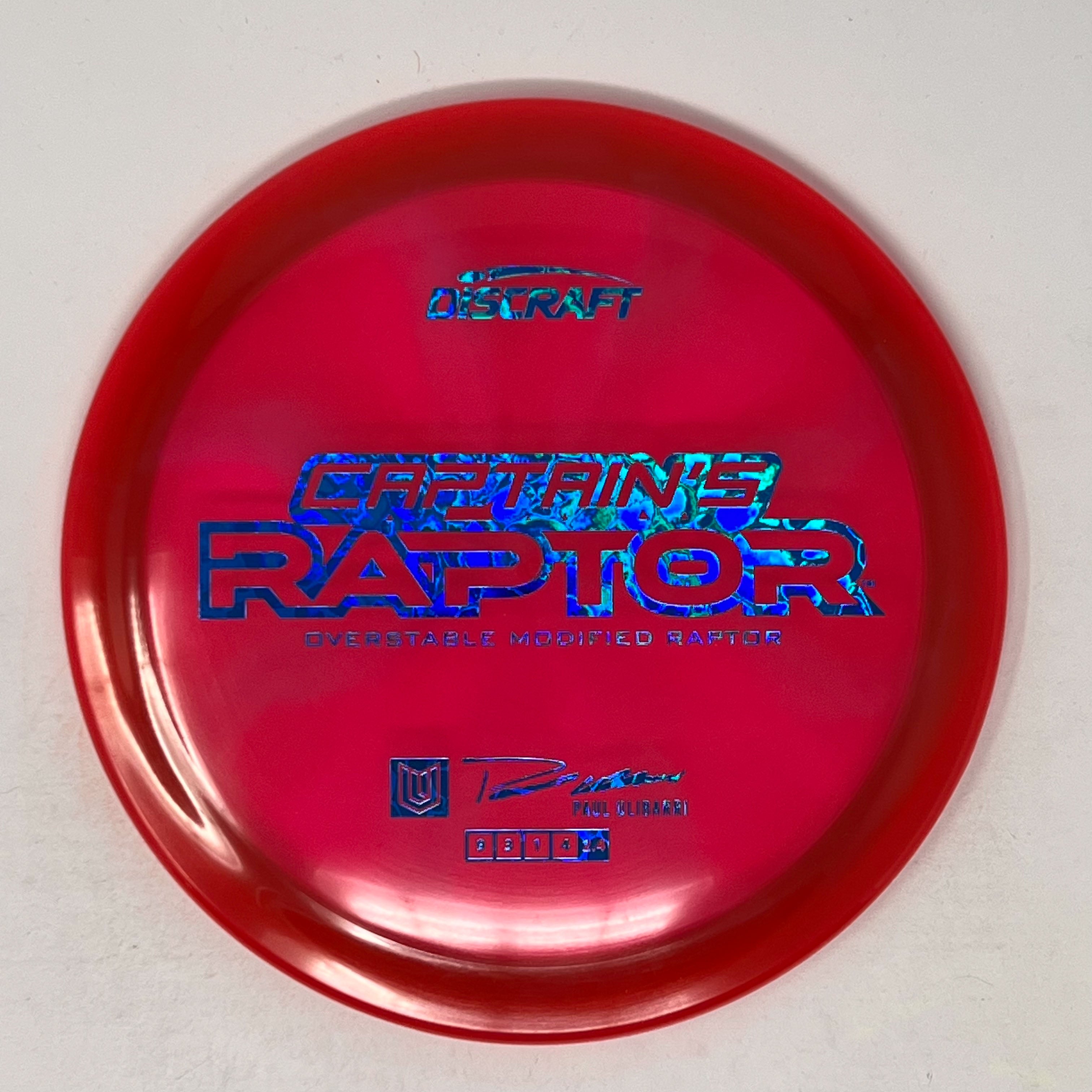 Discraft Z Swirl Captain's Raptor