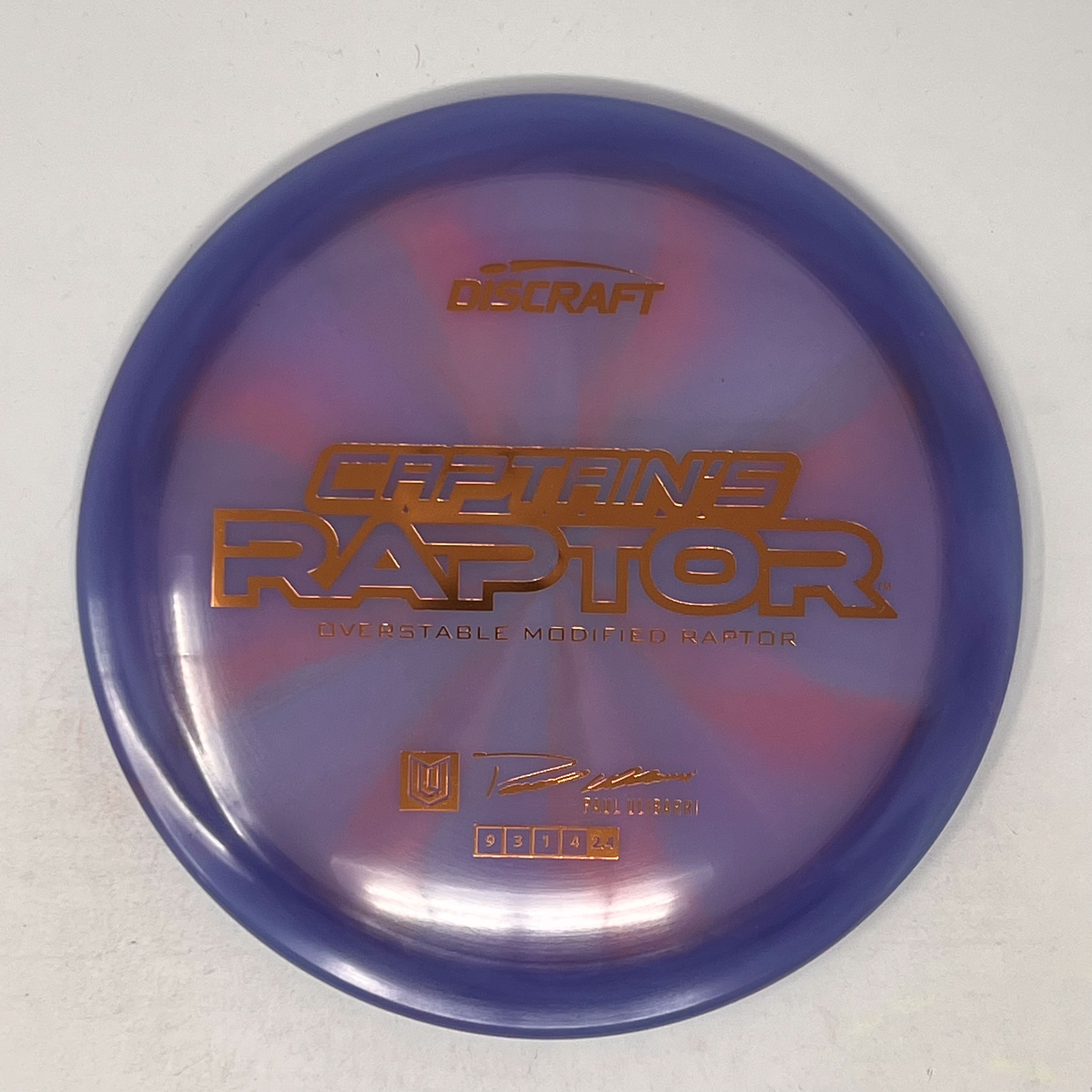 Discraft Z Swirl Captain's Raptor