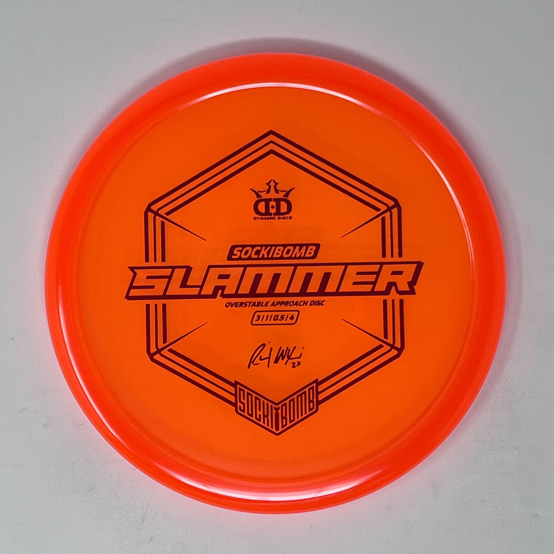 Dynamic Discs Ricky Wysocki Lucid-Ice Sockibomb Slammer