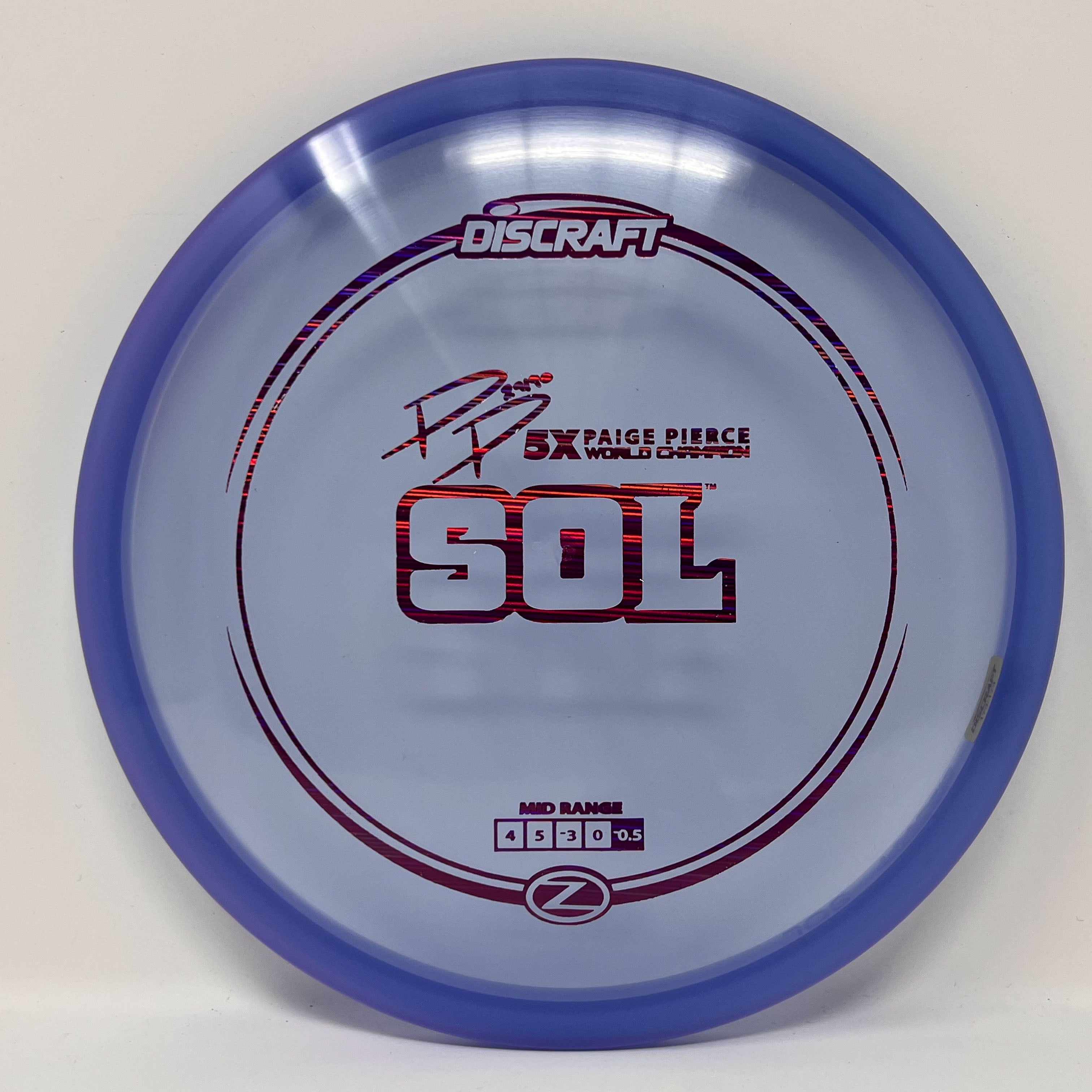 Discraft Paige Pierce Z Sol