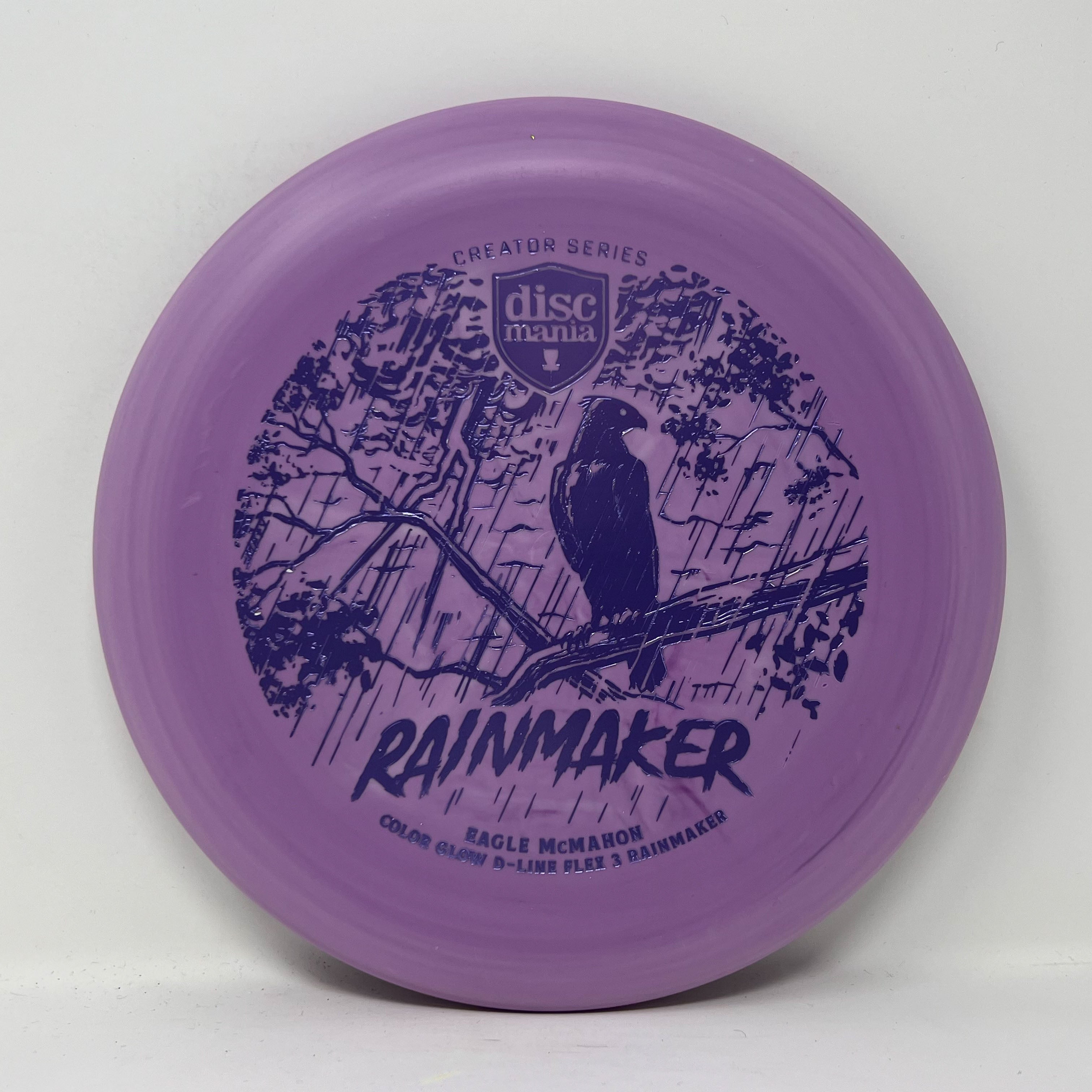 Discmania Eagle McMahon Creator Series Color Glow D-Line Rainmaker (Flex 3)