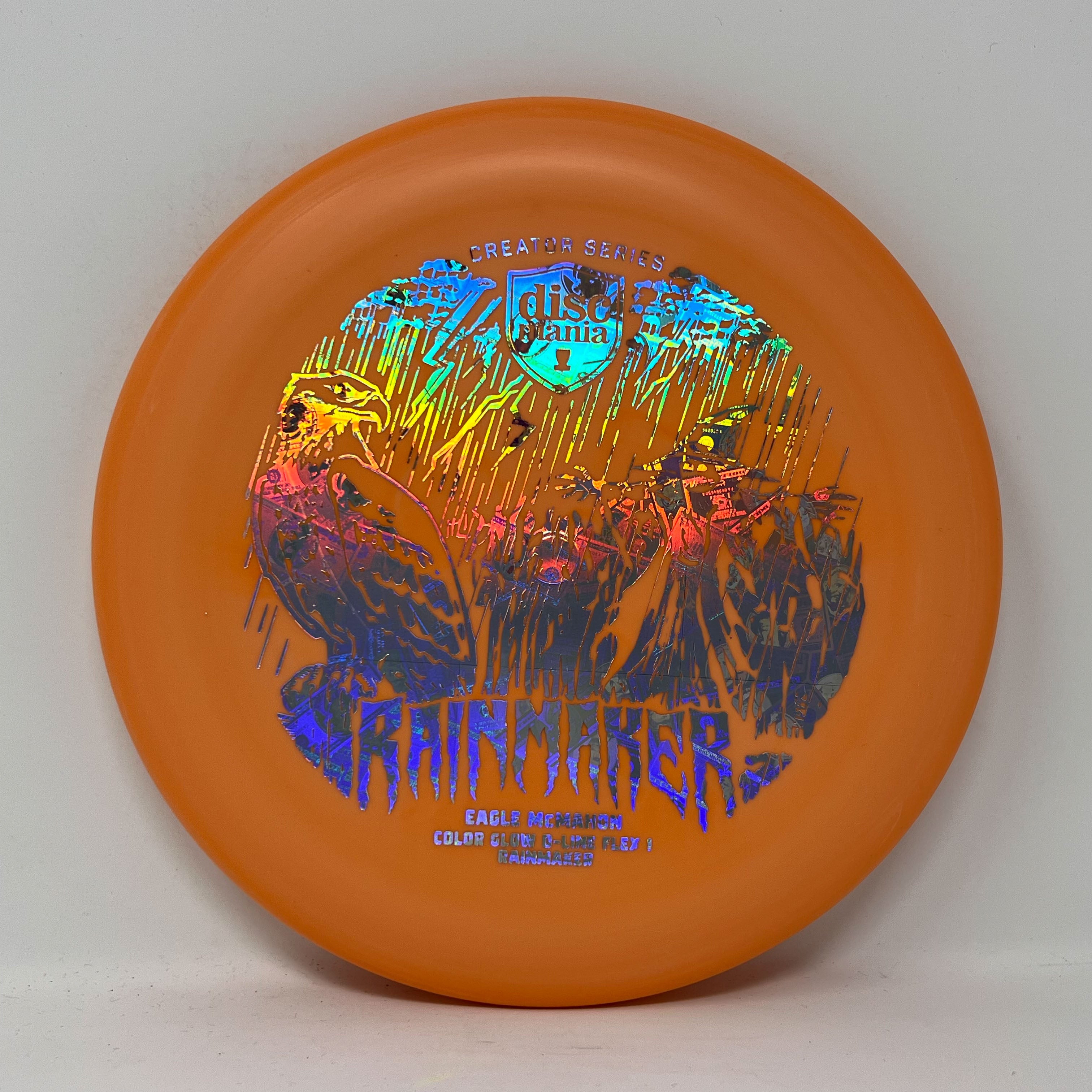 Discmania Eagle McMahon Creator Series Color Glow D-Line Rainmaker (Flex 1)