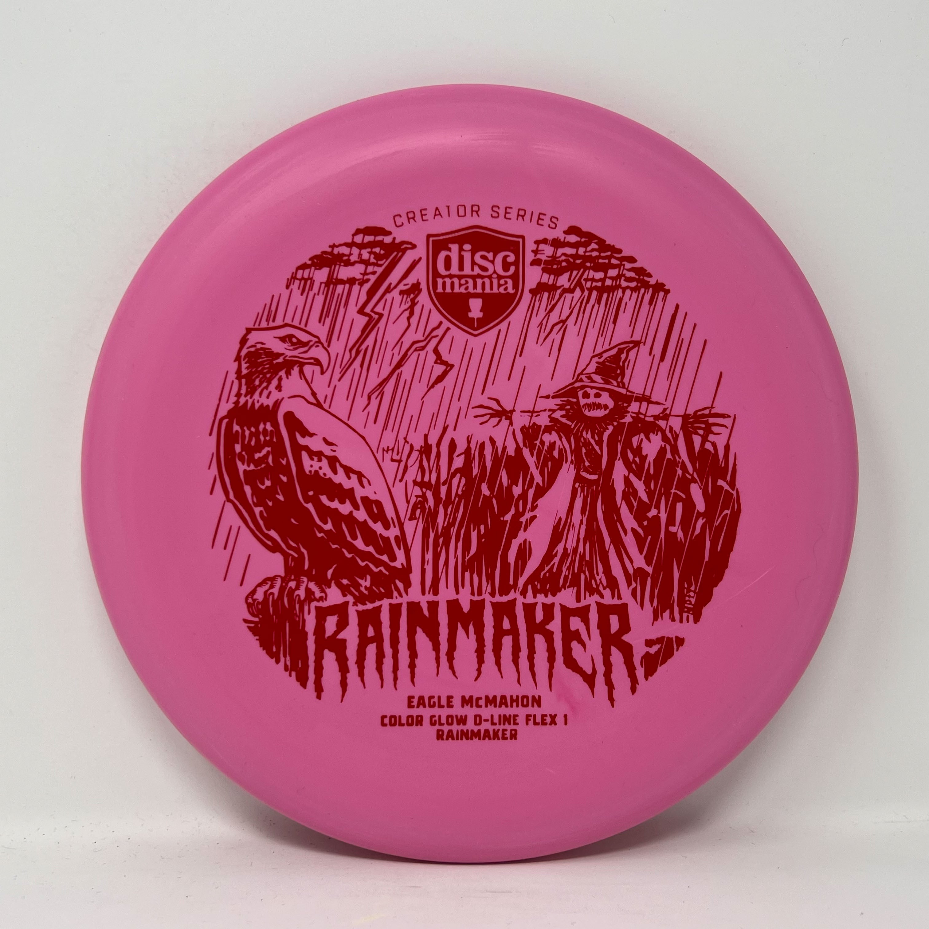 Discmania Eagle McMahon Creator Series Color Glow D-Line Rainmaker (Flex 1)