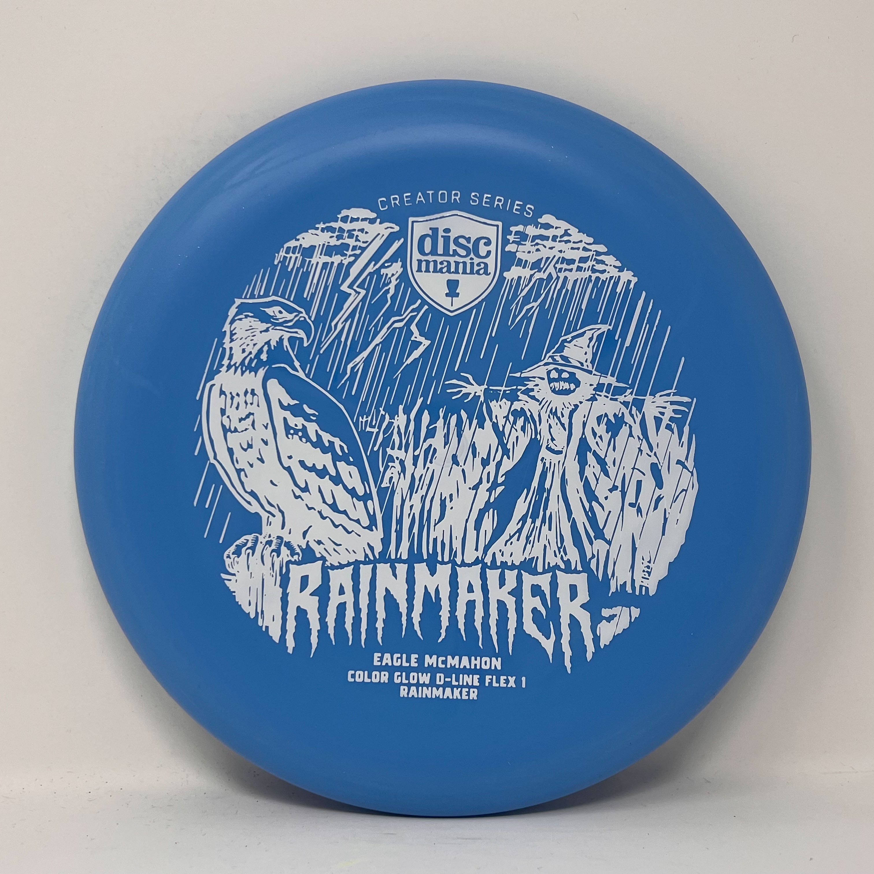 Discmania Eagle McMahon Creator Series Color Glow D-Line Rainmaker (Flex 1)