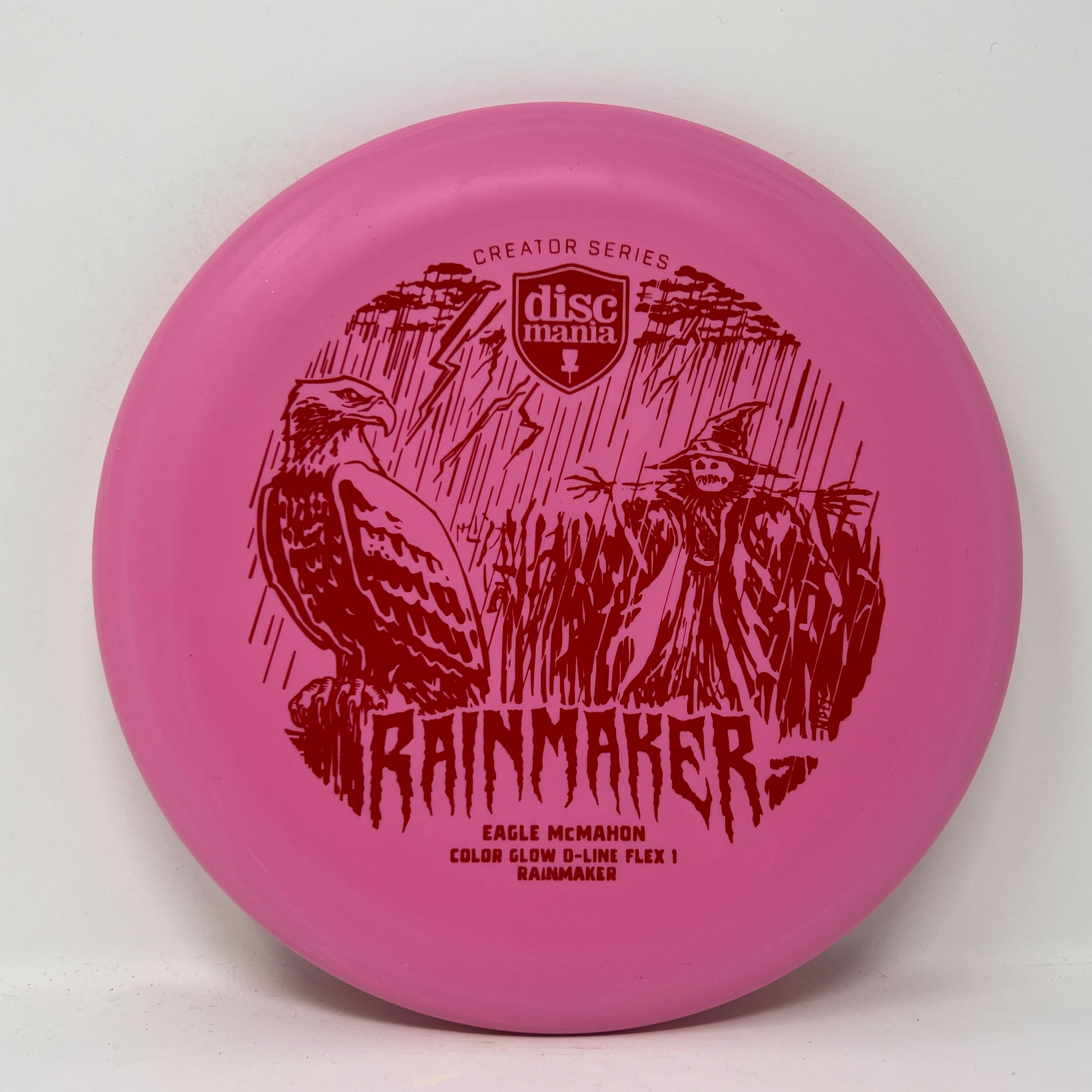 Discmania Eagle McMahon Creator Series Color Glow D-Line Rainmaker (Flex 1)