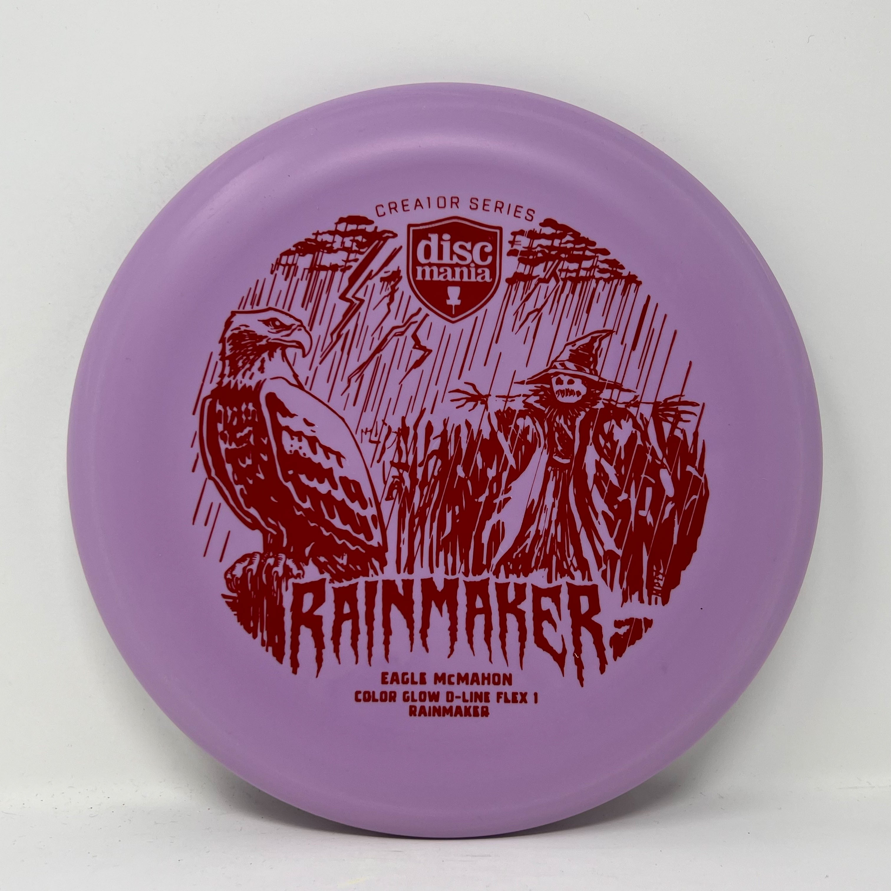 Discmania Eagle McMahon Creator Series Color Glow D-Line Rainmaker (Flex 1)