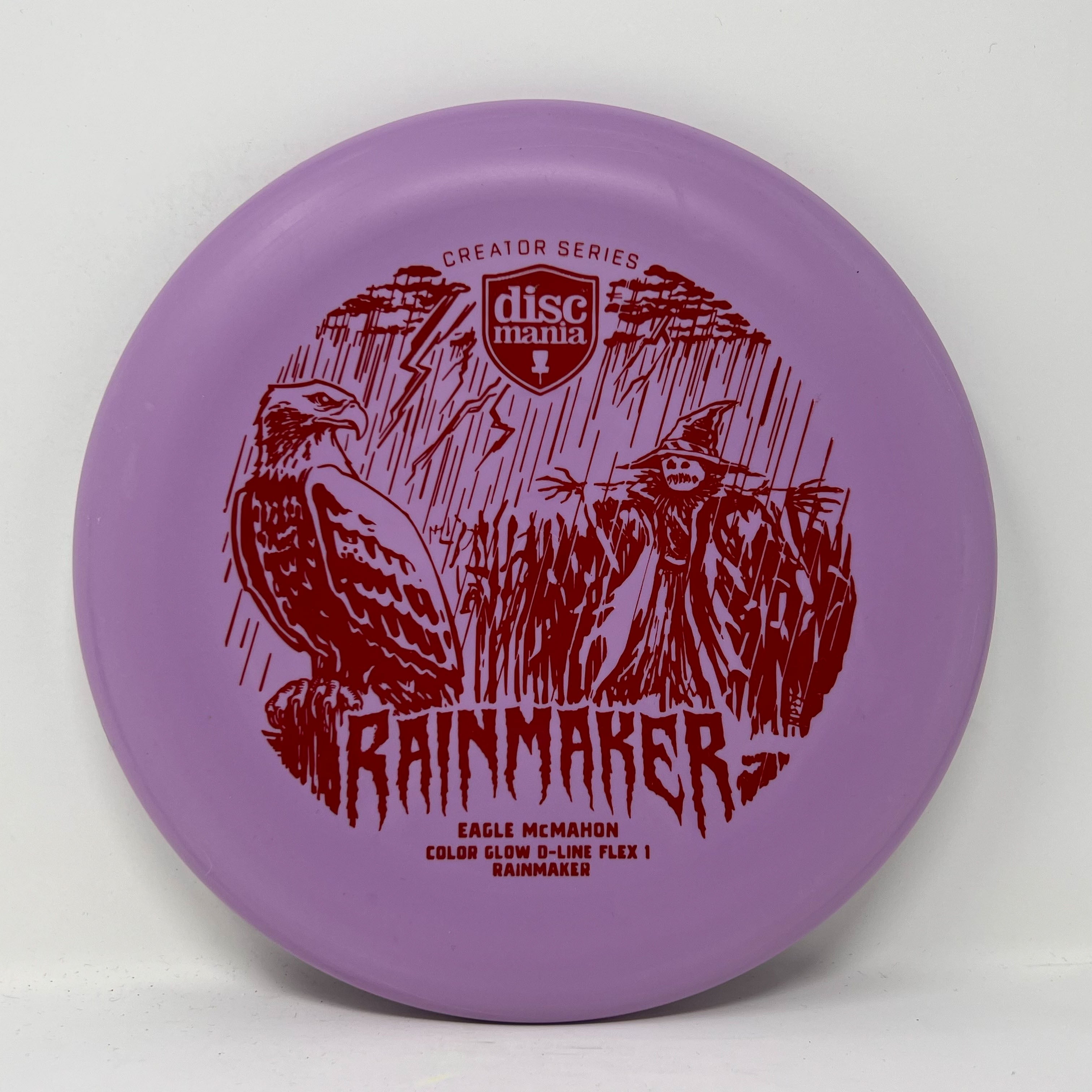 Discmania Eagle McMahon Creator Series Color Glow D-Line Rainmaker (Flex 1)