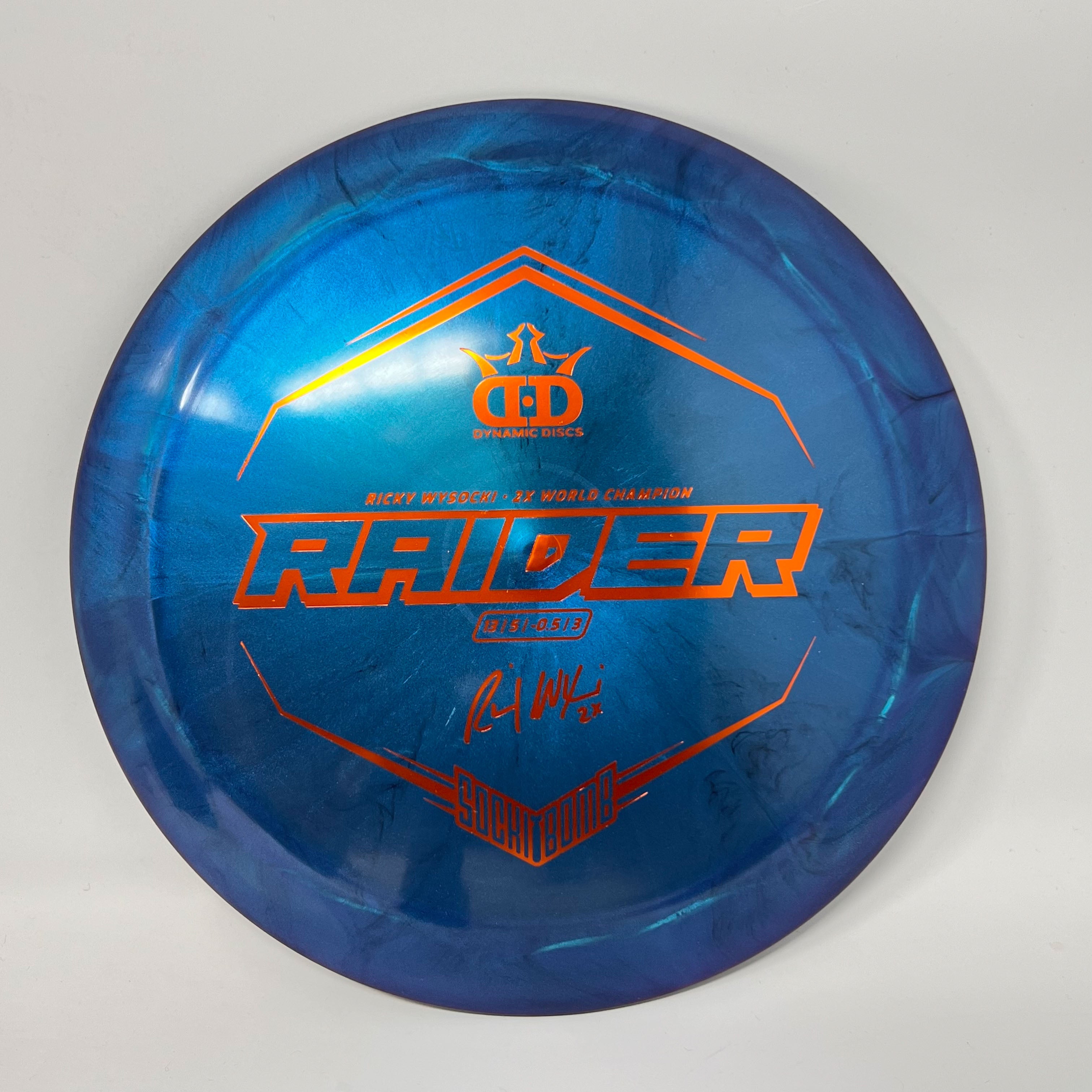 Dynamic Discs Lucid-X Chameleon Raider (Ricky Wysocki Sockibomb Stamp)