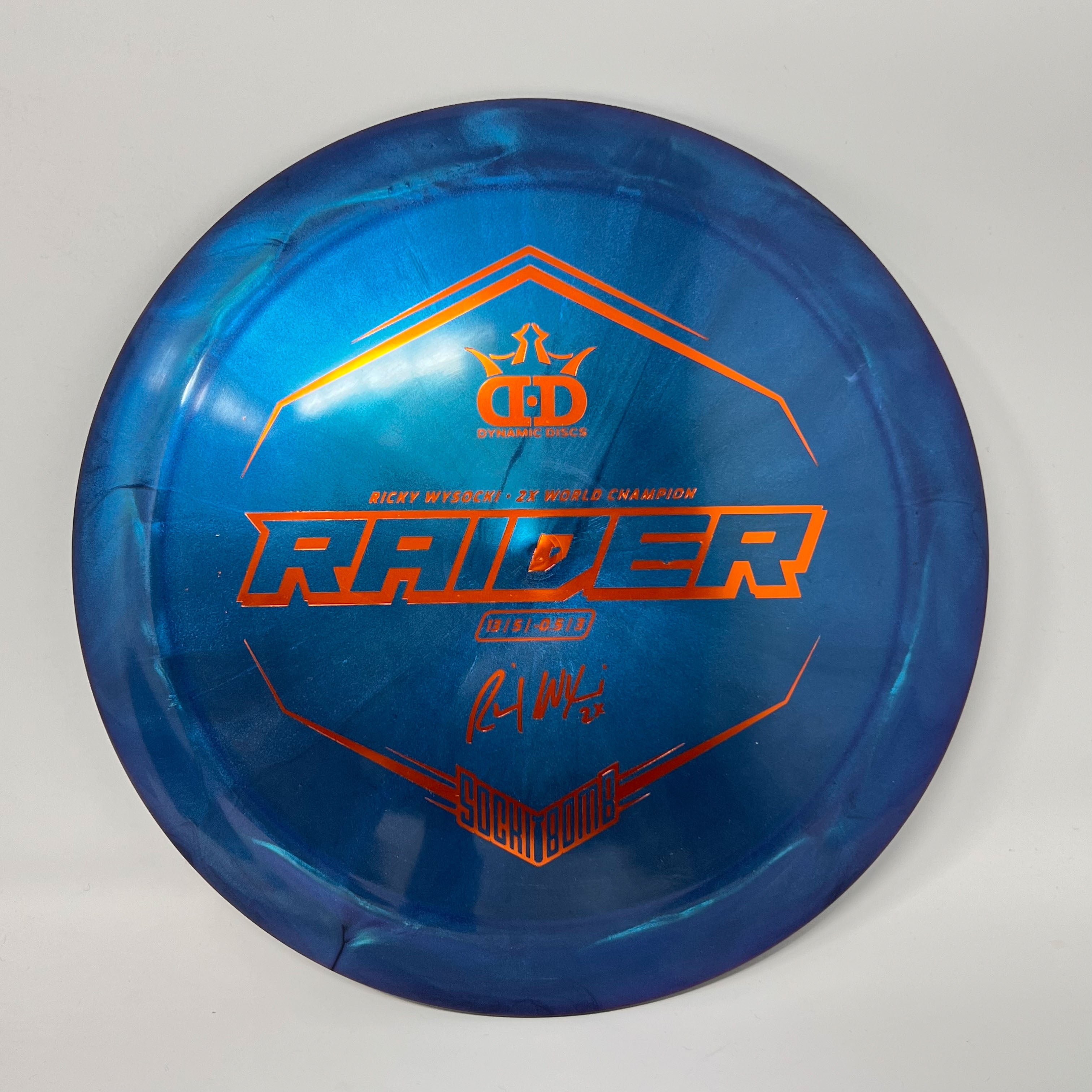 Dynamic Discs Lucid-X Chameleon Raider (Ricky Wysocki Sockibomb Stamp)