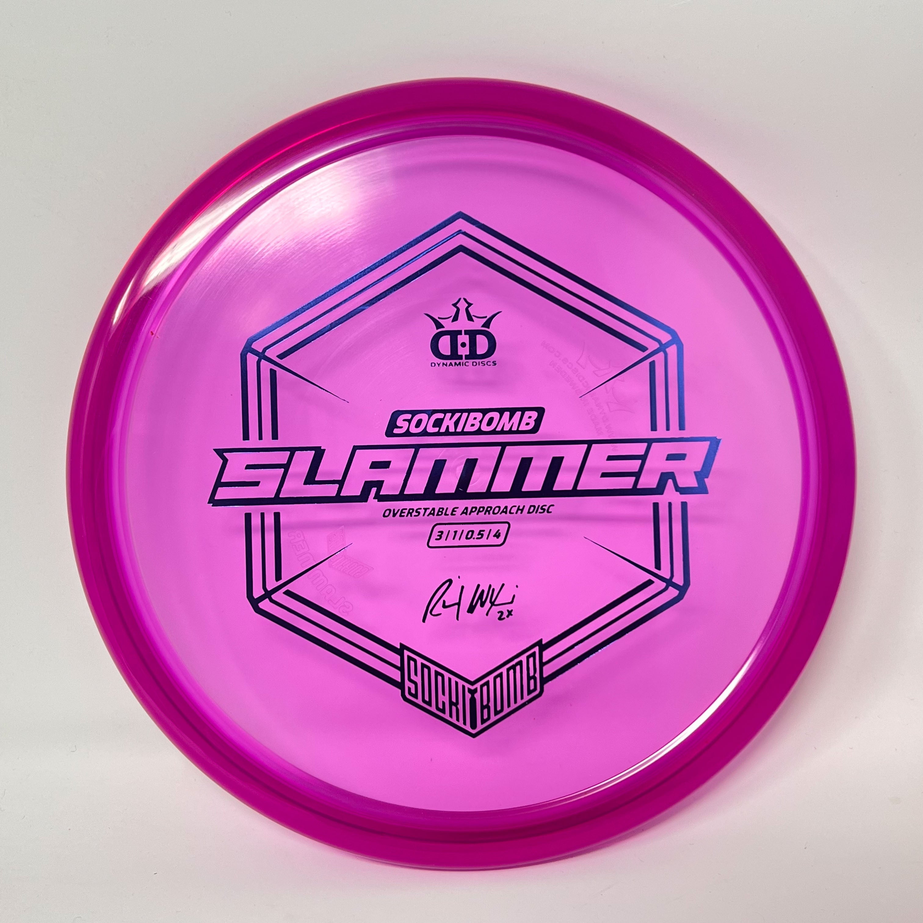 Dynamic Discs Ricky Wysocki Lucid-Ice Sockibomb Slammer