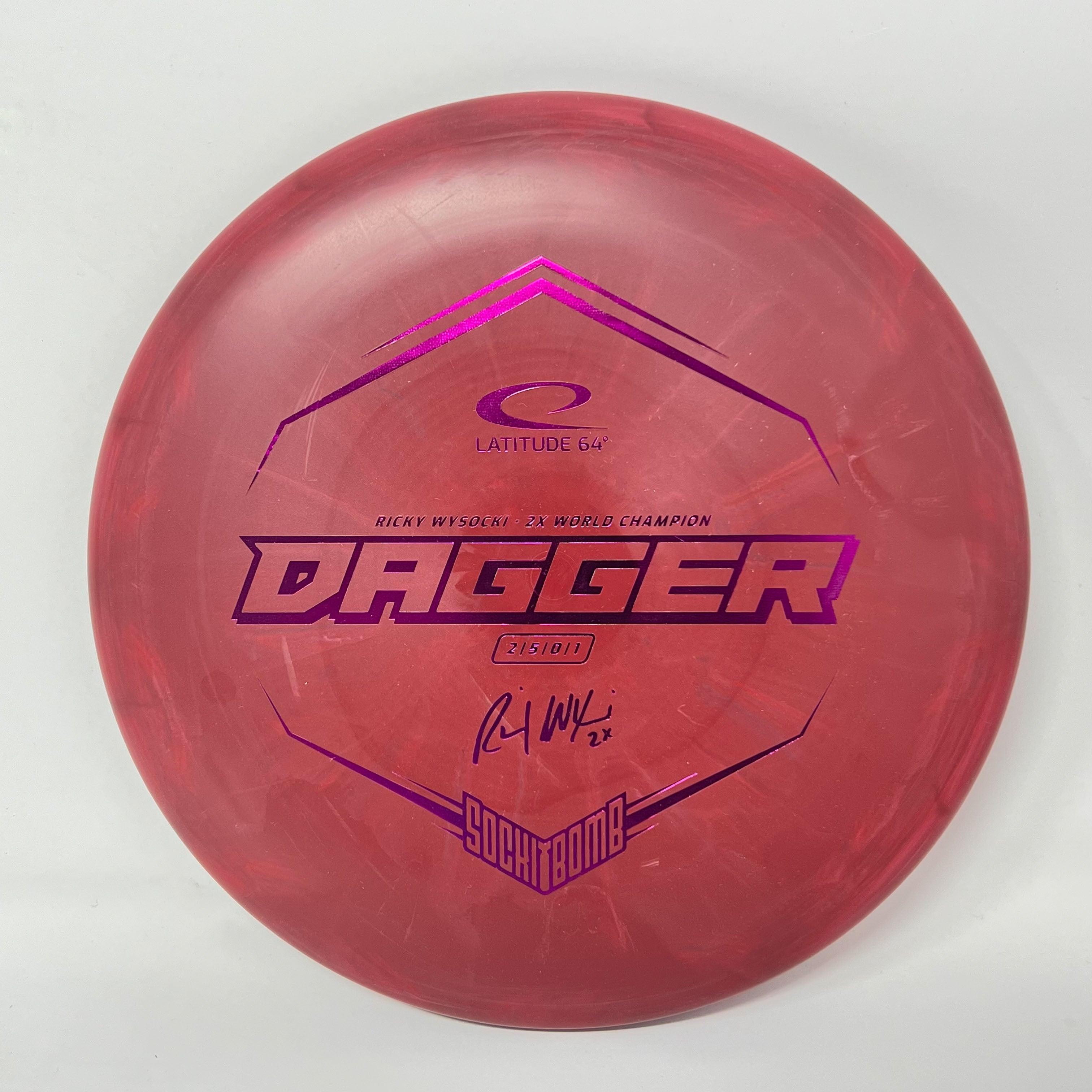 Latitude 64 Zero Hard Burst Dagger (Ricky Wysocki Sockibomb Stamp)