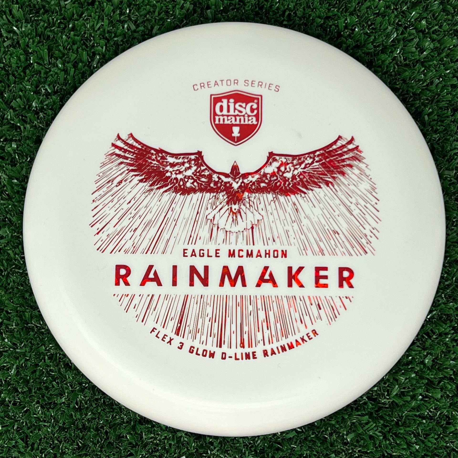 Discmania Eagle McMahon Creator Series Glow D-Line Rainmaker (Flex 3)