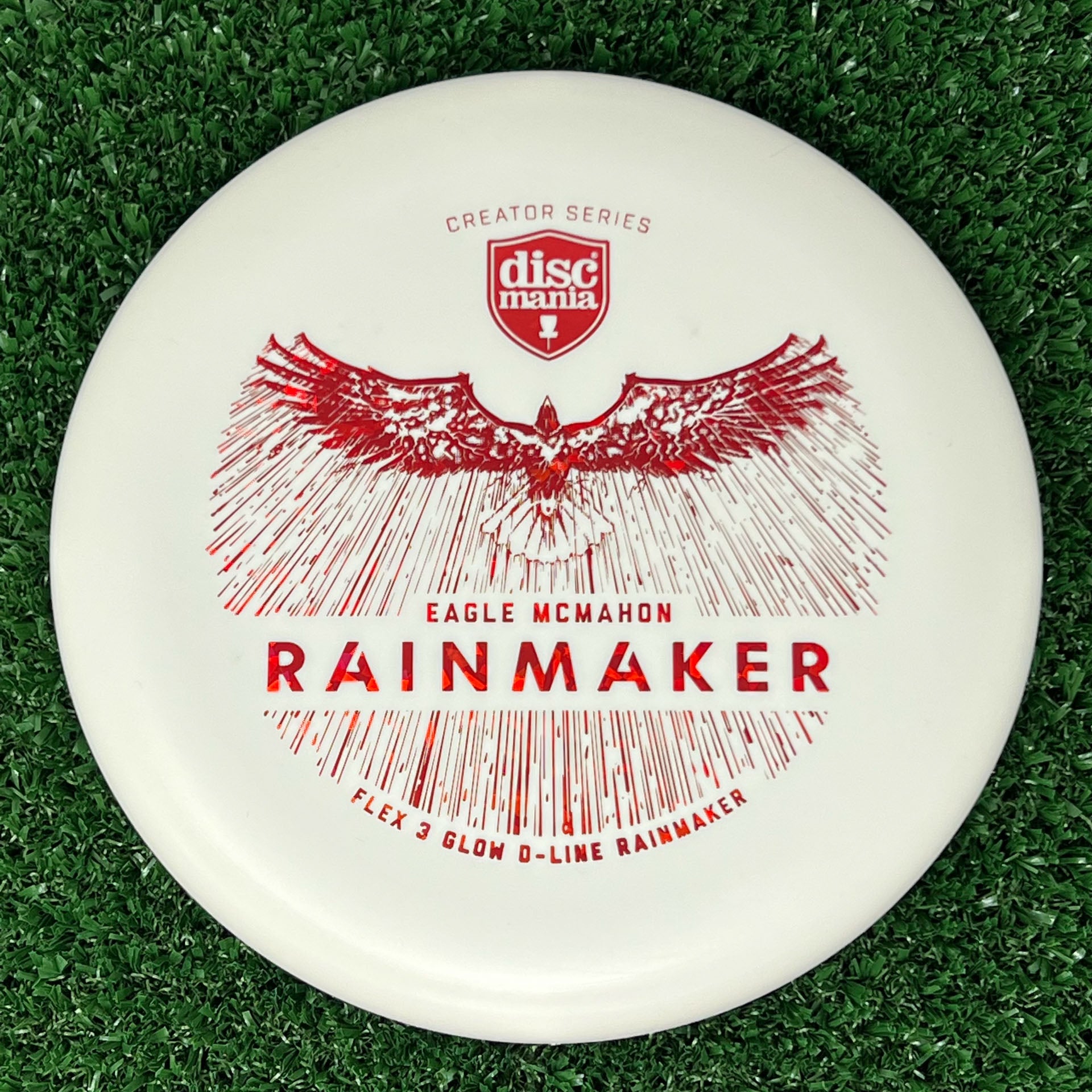 Discmania Eagle McMahon Creator Series Glow D-Line Rainmaker (Flex 3)