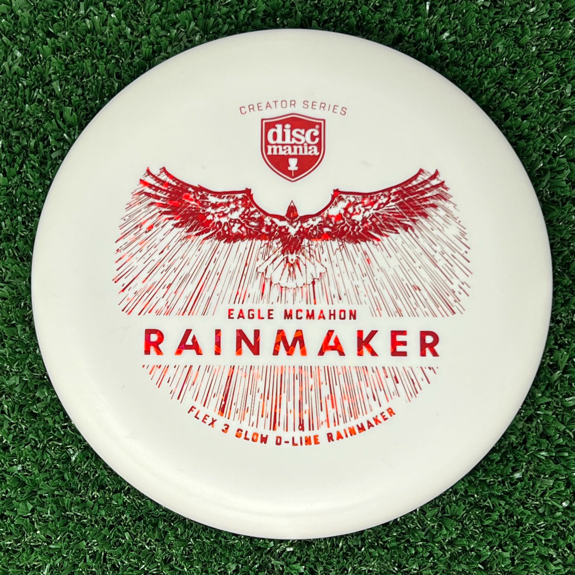 Discmania Eagle McMahon Creator Series Glow D-Line Rainmaker (Flex 3)