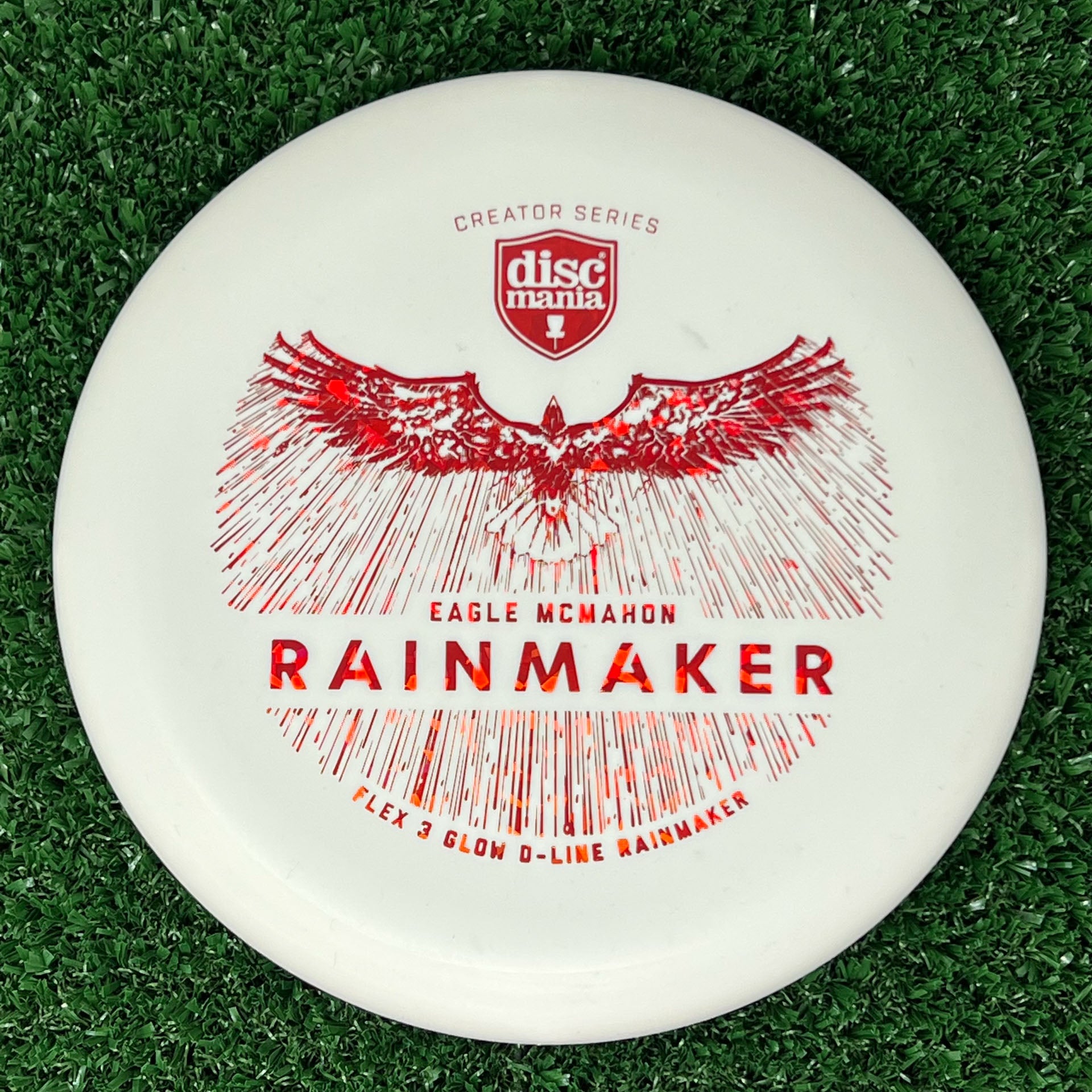 Discmania Eagle McMahon Creator Series Glow D-Line Rainmaker (Flex 3)