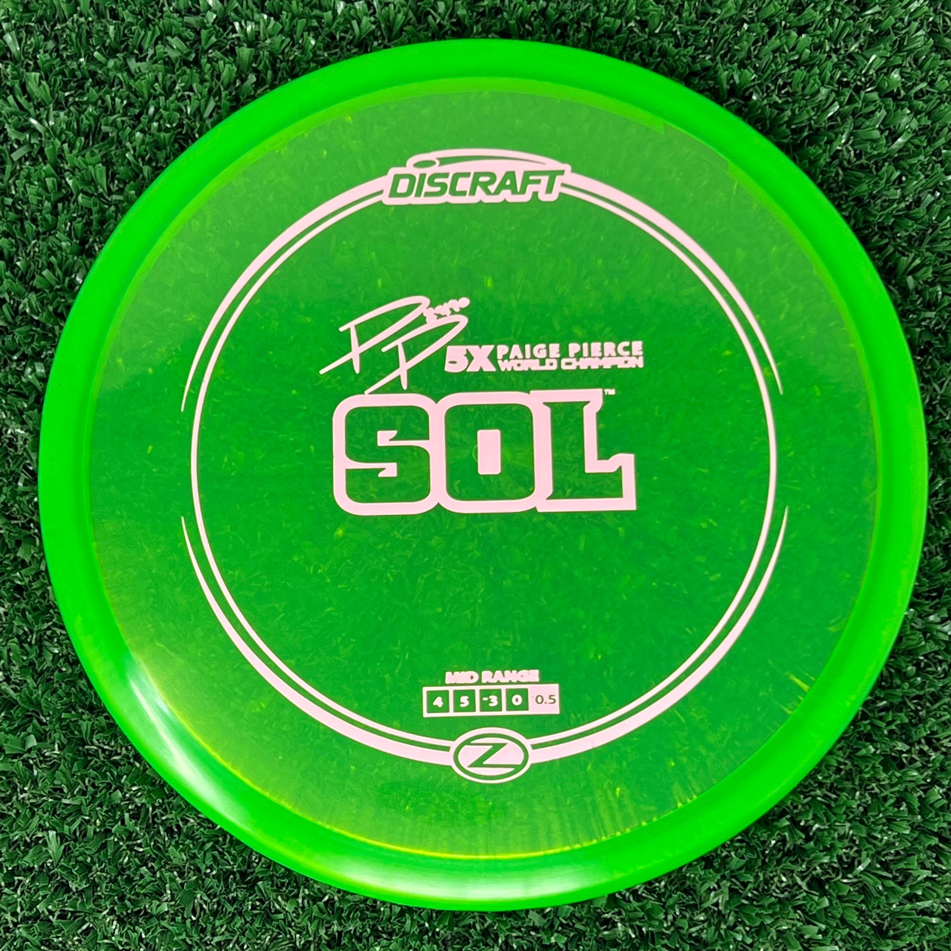 Discraft Paige Pierce Z Sol