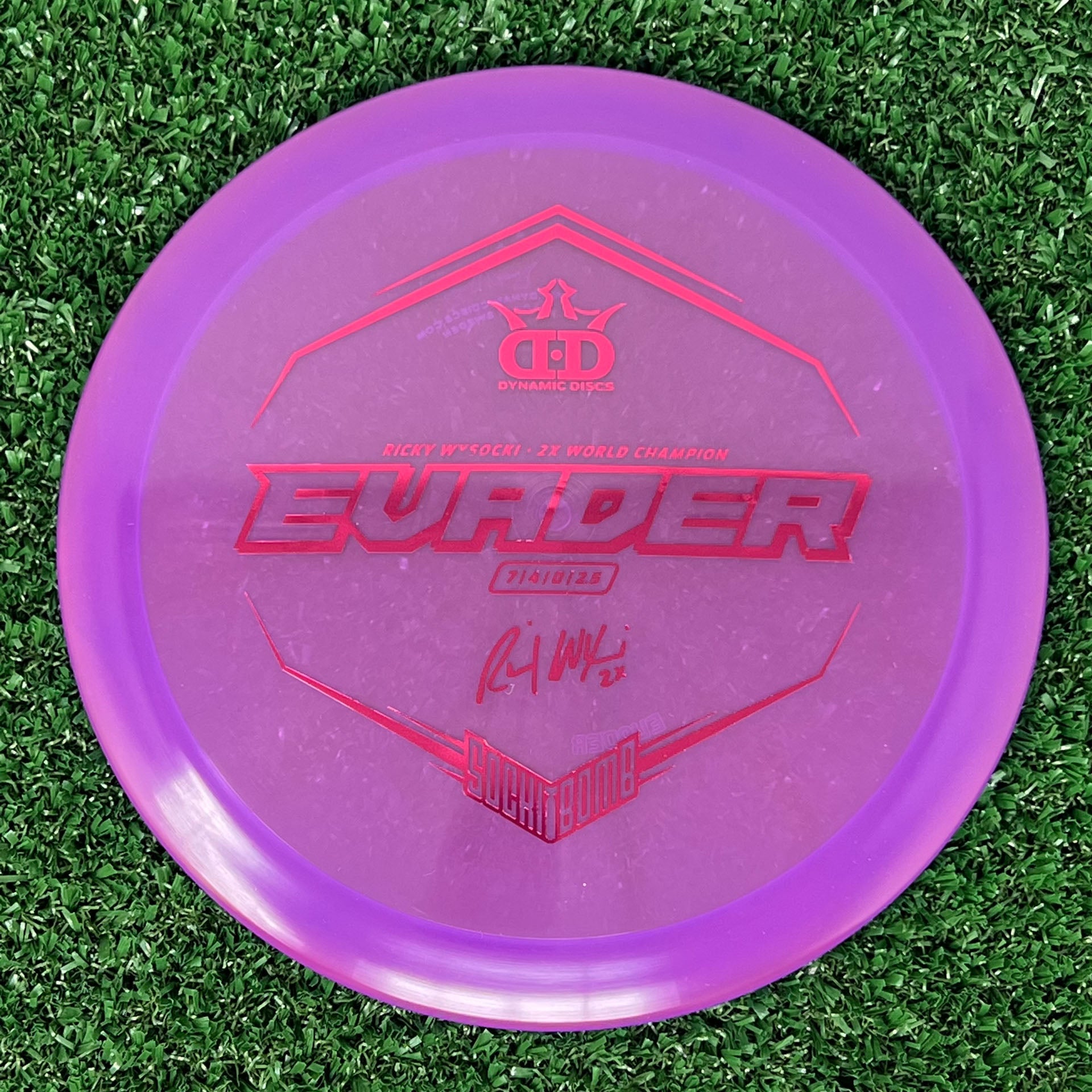Dynamic Discs Lucid Evader (Ricky Wysocki Sockibomb Stamp)