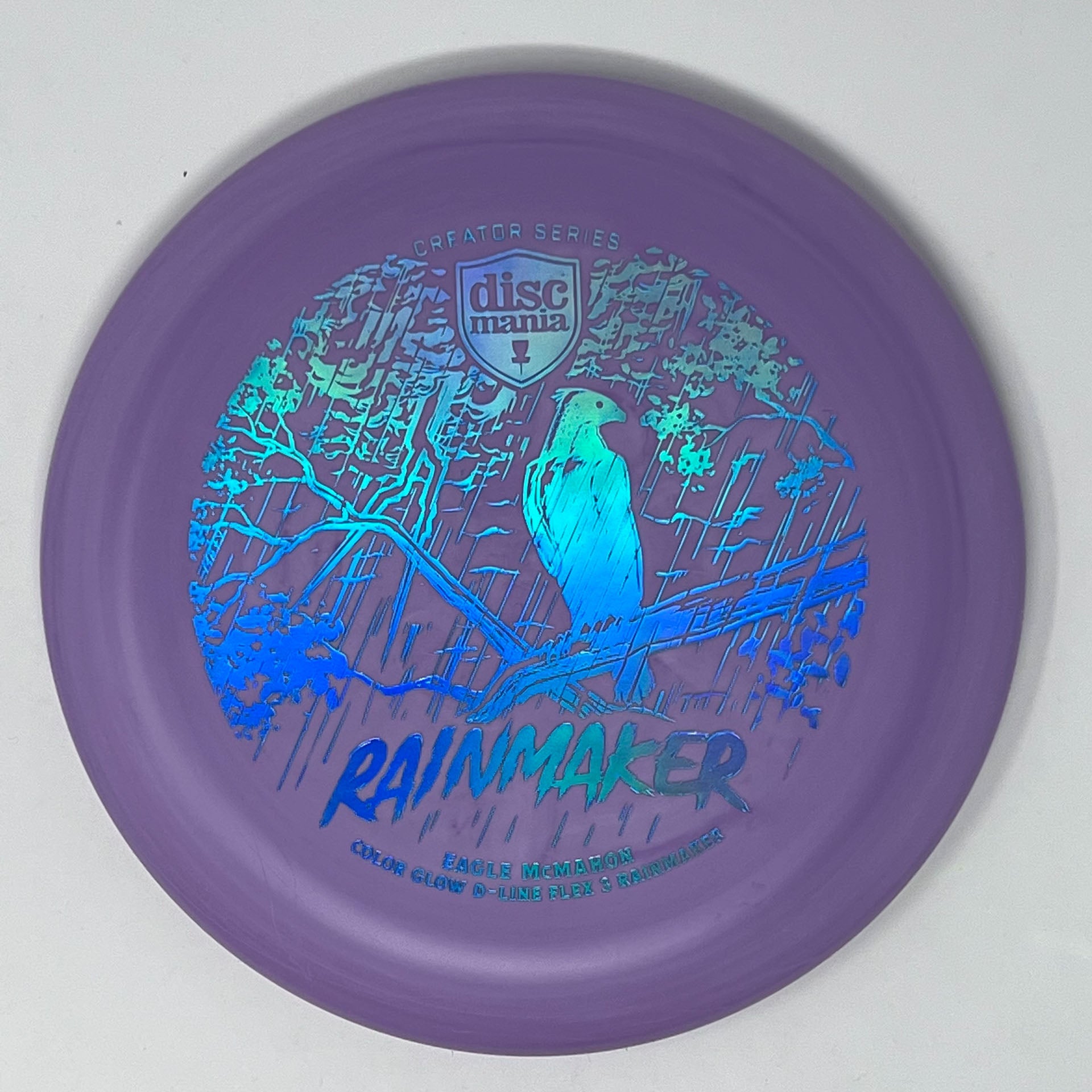 Discmania Eagle McMahon Creator Series Color Glow D-Line Rainmaker (Flex 3)