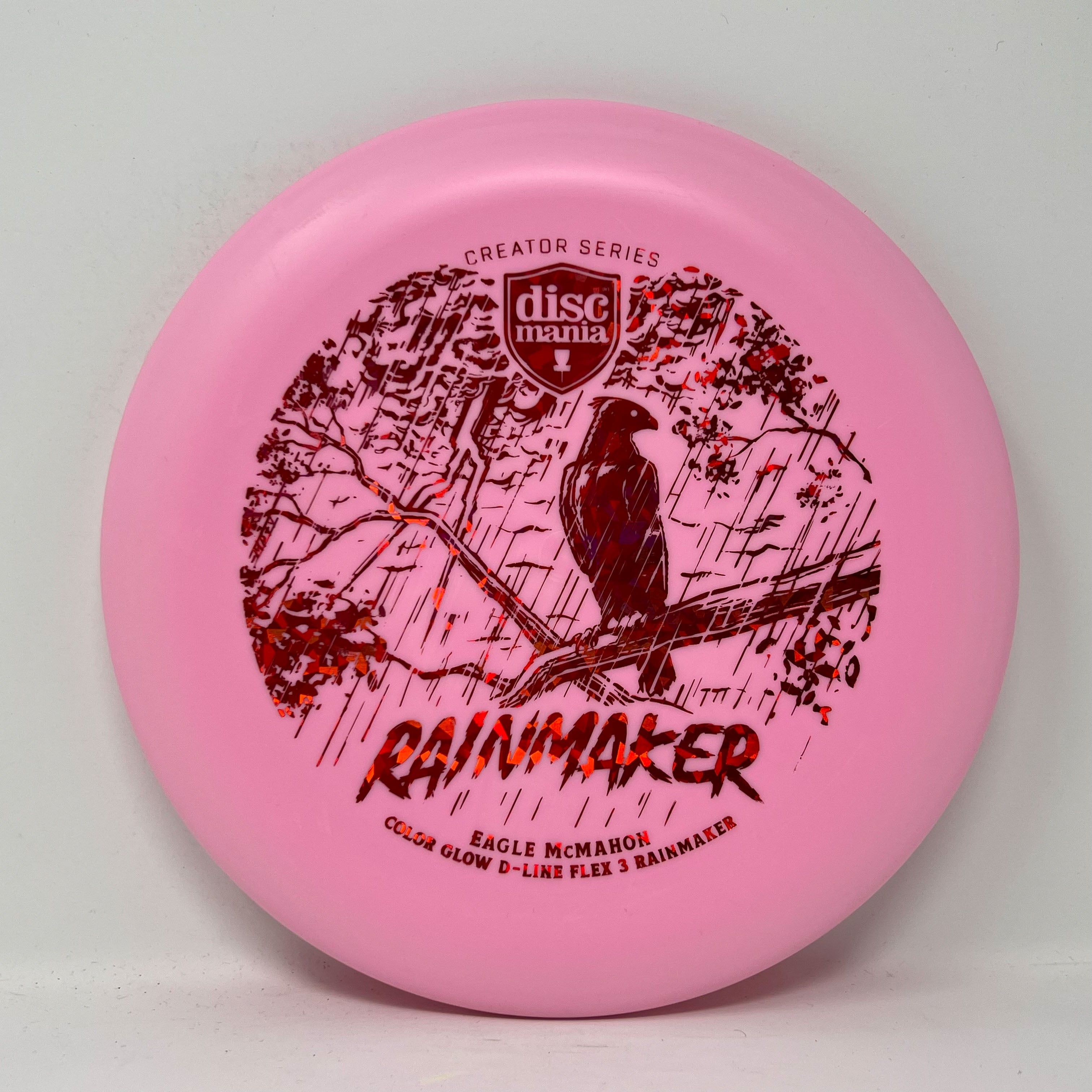 Discmania Eagle McMahon Creator Series Color Glow D-Line Rainmaker (Flex 3)