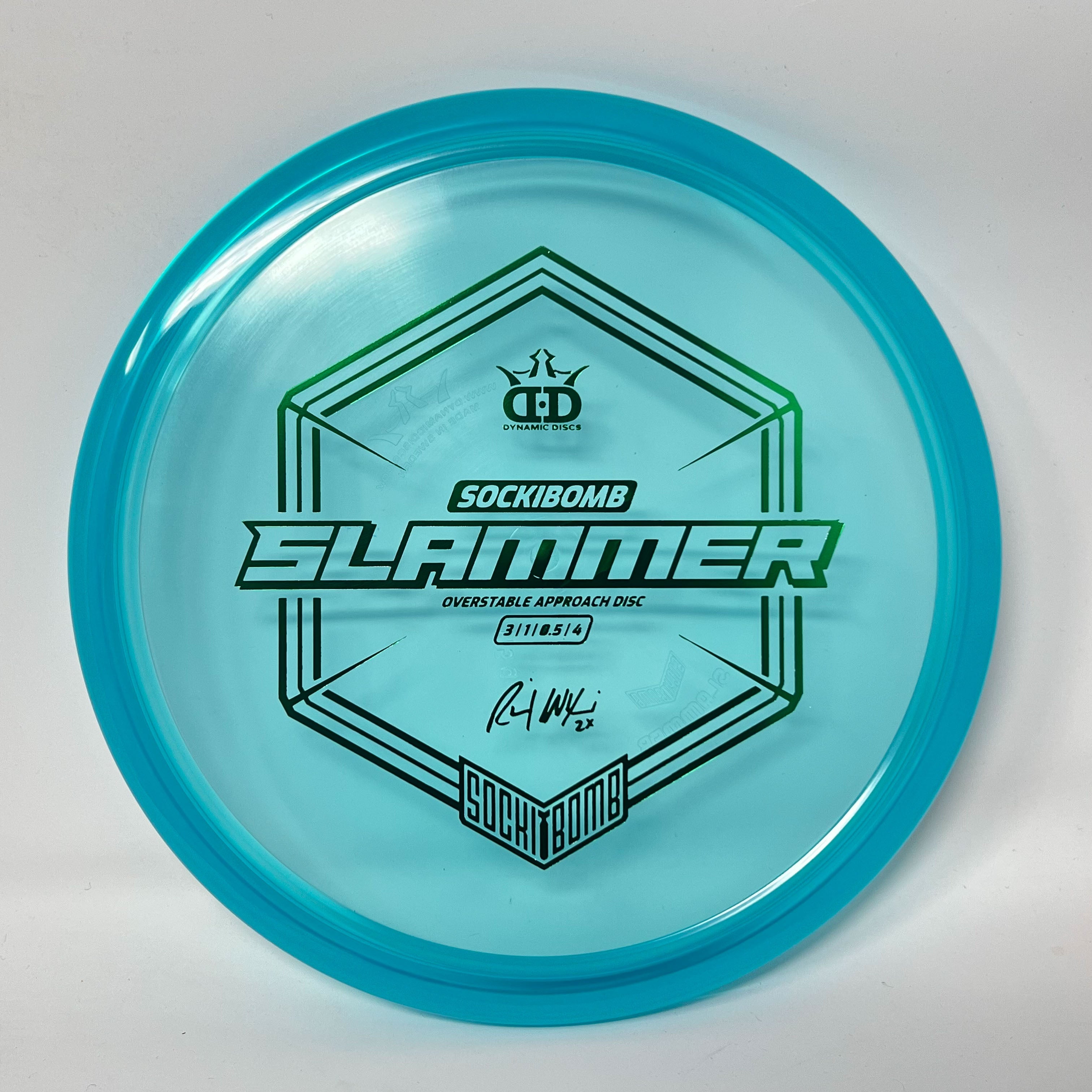 Dynamic Discs Ricky Wysocki Lucid-Ice Sockibomb Slammer
