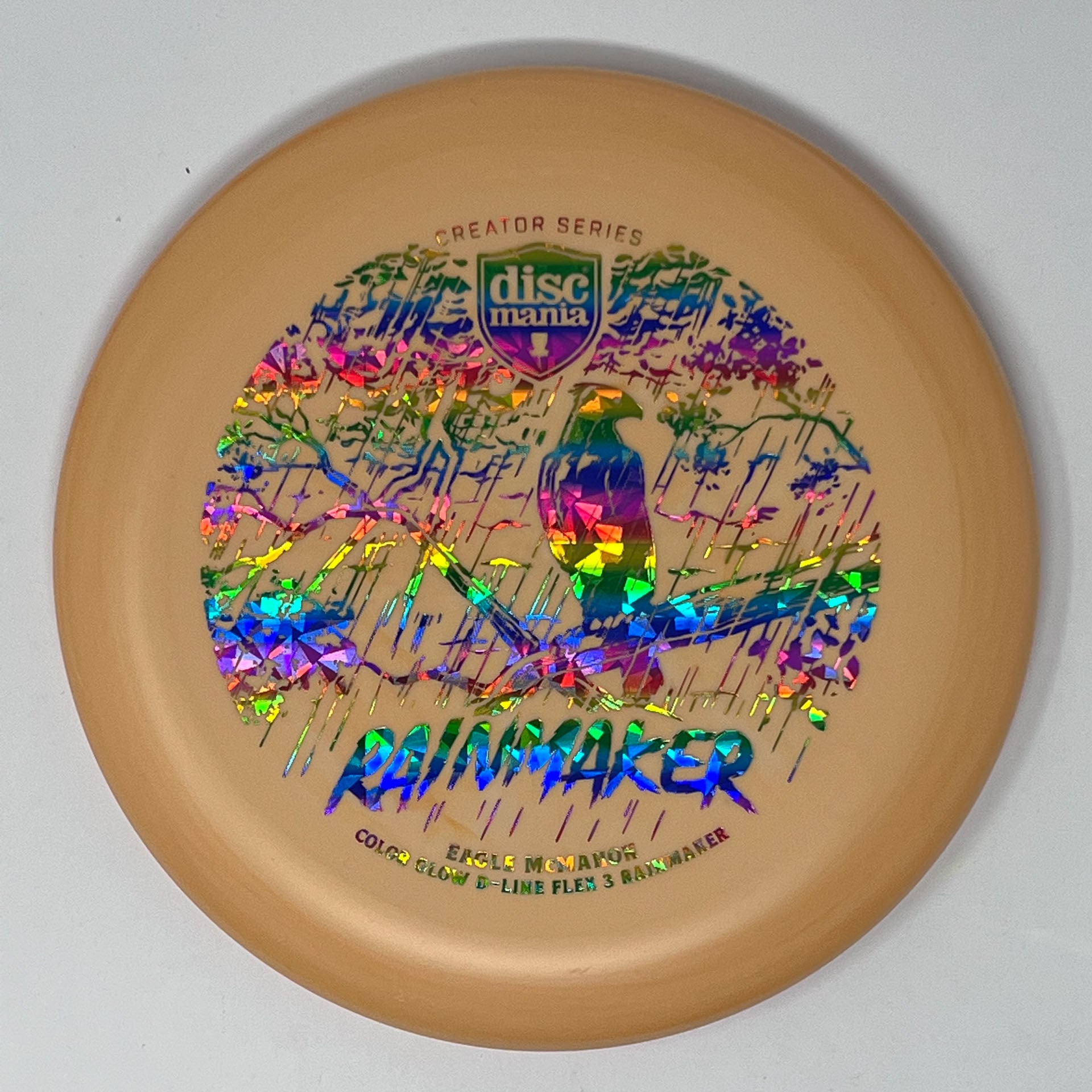 Discmania Eagle McMahon Creator Series Color Glow D-Line Rainmaker (Flex 3)